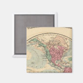 Western Hemisphäre 14 Magnet (Vorderseite/Rückseite)