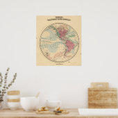 Western Hemisphäre 14 Poster (Küche)