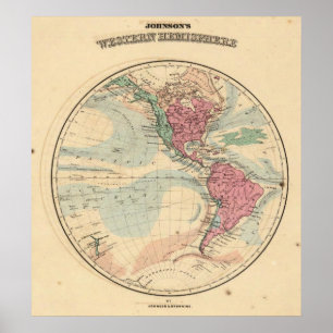 Western Hemisphäre 14 Poster
