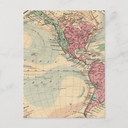 Western Hemisphäre 14 Postkarte (Vorderseite)