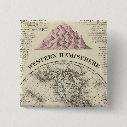 Western Hemisphäre 17 Button (Vorderseite)