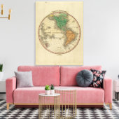 Western Hemisphäre 2 Leinwanddruck (Insitu (Wohnzimmer))