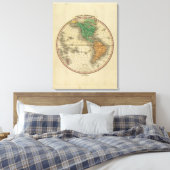 Western Hemisphäre 2 Leinwanddruck (Insitu (Schlafzimmer))