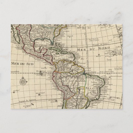 Western Hemisphäre 2 Postkarte (Vorderseite)