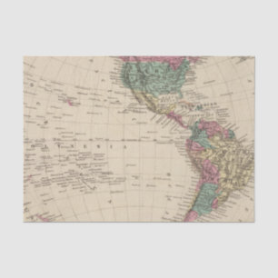 Western-Hemisphäre 2 Seidenpapier