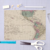 Western-Hemisphäre 2 Seidenpapier (Handwerk)