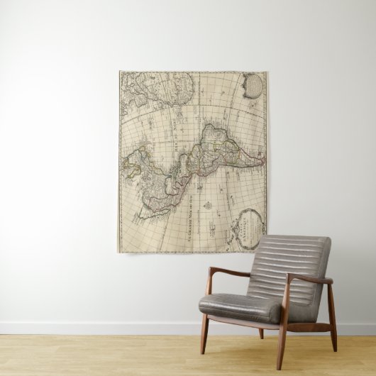 Western-Hemisphäre 2 Wandteppich (Beispiel)