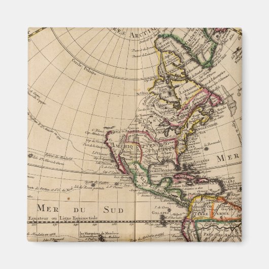 Western Hemisphäre 3 Magnet (Vorne)