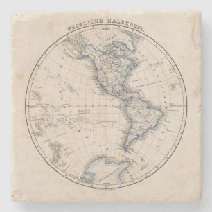 Western-Hemisphäre 6 Steinuntersetzer