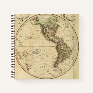 Western Hemisphäre 8 Notizblock