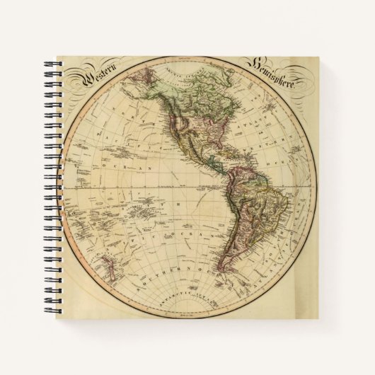Western Hemisphäre 8 Notizblock (Vorderseite)