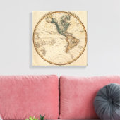 Western Hemisphäre 9 Leinwanddruck (Insitu (Wohnzimmer))