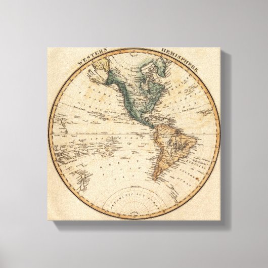 Western Hemisphäre 9 Leinwanddruck (Vorderseite)
