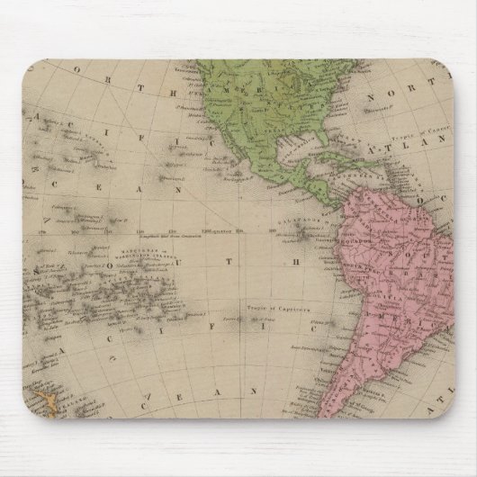 Western Hemisphäre 9 Mousepad (Vorne)