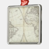 Western-Hemisphäre oder neue Welt Ornament Aus Metall (Links)
