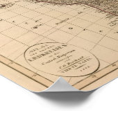 Western Hemisphäre, Südamerika Poster (Ecke)