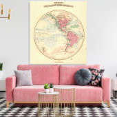 Western Hemisphere 6 Leinwanddruck (Insitu (Wohnzimmer))