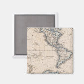 Western Hemisphere 6 Magnet (Vorderseite/Rückseite)