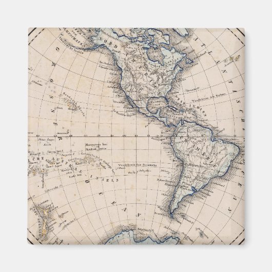 Western Hemisphere 6 Magnet (Vorne)