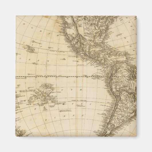 Western Hemisphere 6 Magnet (Vorne)