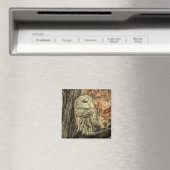Western Herbst Blätter Eichenbaum Magnet (In Situ (Geschirrspüler))