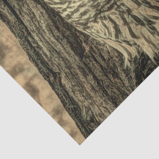 Western Herbst Blätter Eichenbaum Seidenpapier (Ausschnitt)