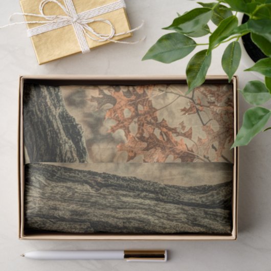 Western Herbst Blätter Eichenbaum Seidenpapier (Geschenk)