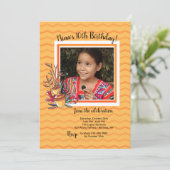 Western Herbst Foto Einladung (Stehend Vorderseite)