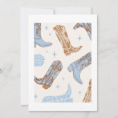 Western High-Chair Banner End Card Einladung (Vorderseite)