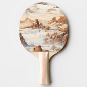 Western Highland Cowboy Cowgirl Tischtennis Schläger (Rückseite)