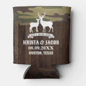 Western Hirsch Die Jagd ist über der Gastgeschenk  Dosenkühler (Vorderseite)