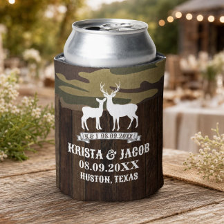 Western Hirsch Die Jagd ist über der Gastgeschenk  Dosenkühler