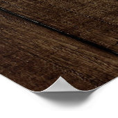 Western Hirsch die Jagd ist über Hochzeit Willkomm Poster (Ecke)