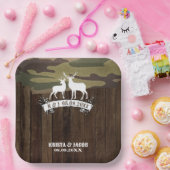 Western Hirsch die Jagd ist vorbei Hochzeit Pappteller (Party)