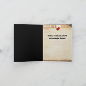 Western Hochzeit danke Karten (Innenseite)