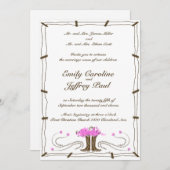 Western Hochzeit Einladung (Vorne/Hinten)