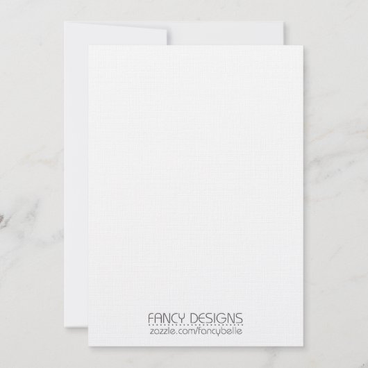 Western Hochzeit Einladung (Rückseite)