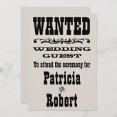 Western Hochzeit| Einladung (Vorne/Hinten)