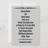 Western Hochzeit | Einladung (Rückseite)