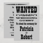 Western Hochzeit | Einladung (Vorne/Hinten)