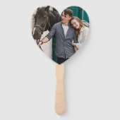 Western Hochzeit Fächer (Rückseite)