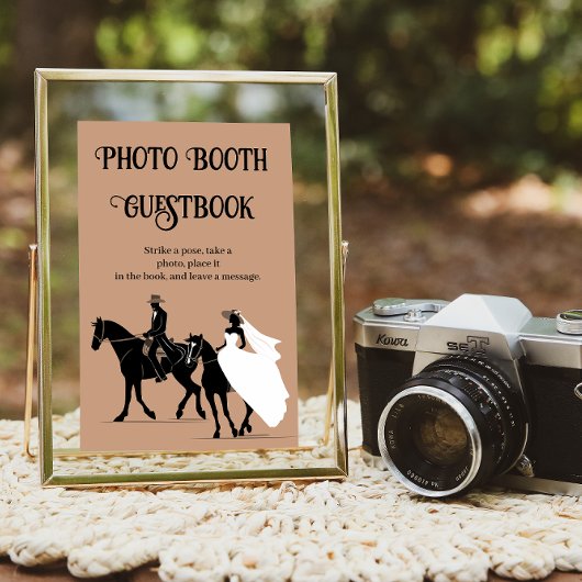 Western Hochzeit Fotodruck