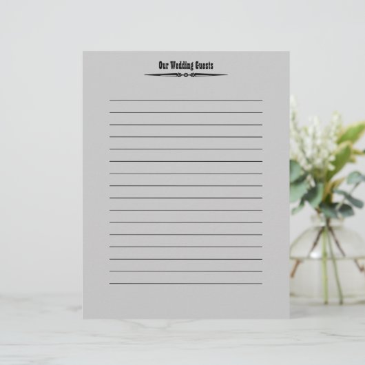 Western Hochzeit | Gästebuchseiten (Stehend Vorderseite)