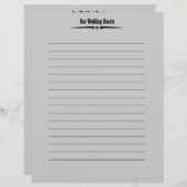 Western Hochzeit | Gästebuchseiten (Vorne/Hinten)