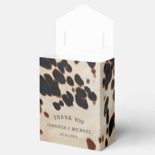 Western Hochzeit Geschenkschachtel (Geöffnet)