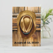 Western Hochzeiten - 5 Zoll x 7 Zoll Einladung (Stehend Vorderseite)