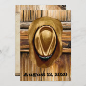 Western Hochzeiten - 5 Zoll x 7 Zoll Einladung (Vorne/Hinten)