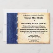 Western Hochzeiten - 5 Zoll x 7 Zoll Einladung (Rückseite)