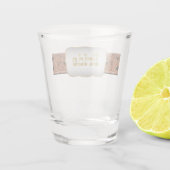 Western Hochzeitsgürtel und Gürtelschnalle Schnapsglas (Rückseite)