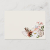 Western Hochzeitsreise am Wochenende Begleitkarte (Rückseite)